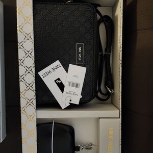 Nine West Elegant Black Shoulder Bag